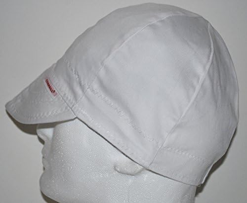 Comeaux Caps Reversible Welding Cap Solid White 2000e
