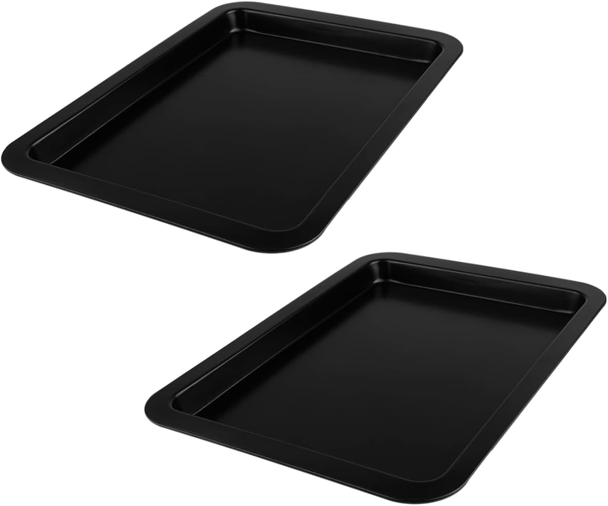 Non-stick Rectangular Baking Pan for Bread and Cake Premium Bakeware Black Home Baking