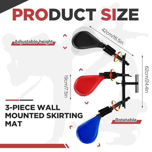 image for Seenelling Taekwondo Kick Pads Boxing Pads Taekwondo Karate Sparring G