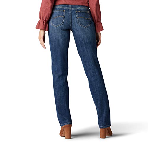 Image of Lee Women's Petite Relaxed Fit Straight Leg Jean