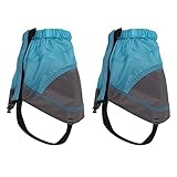 polainas para patines ✼[Ajuste fácilmente el tamaño] La polaina para botas de nieve para exteriores es conveniente para escalar o caminar, y viene con correas de hebilla ajustables en la parte inferior, lo que le permite ajustarla fácilmente a la longitud correcta.