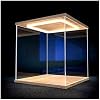 LED Display Case for Collectibles, Easy Assemble Acrylic Storage Box with Dust Cover & Door, 15x10x10cm (6x4x4in), Perfect for Action Figures & Miniatures image 2