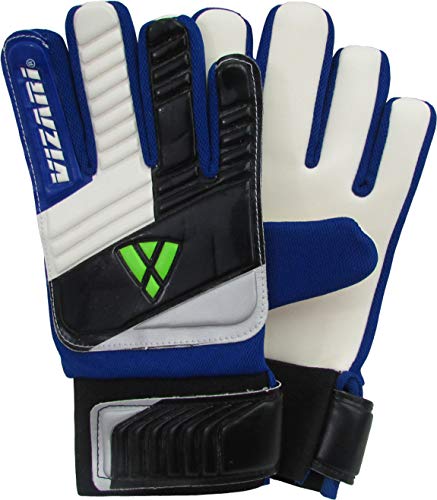 Vizari Junior Keeper Glove, Blue/White/Black, Size 8 #TOP2