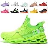 Glisser sur & À lacets】: Les sneakers homme femme avec doublure synthétique élastique et douce protègent votre talon arrière de l'abrasion, ce qui est pratique à mettre et à enlever. Les lacets peuvent être facilement ajustés pour mieux s'adapter à vos pieds.