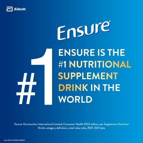 Ensure NutriVigor Nutritional Shake | Boosts Energy | Helps you do what you want with Strength | Food supplement with Protein, HMB and 27 Vitamins & Minerals | 400g |Chocolate Flavour