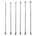 Metal Stainless Steel electroshock Pulse Physiotherapy urethral Plug Insertion Rod BDSM 8mm