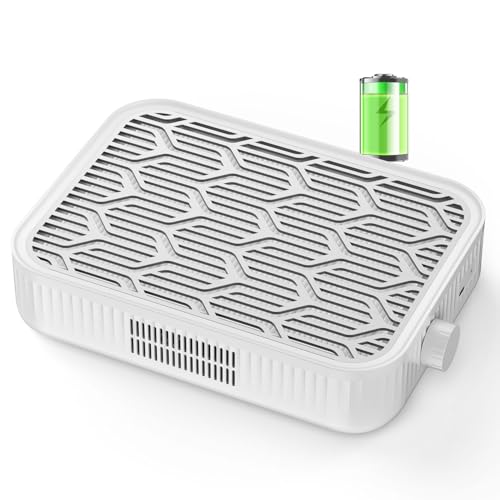 pozoera Nail Dust Collector Cordless - Rechargeable Nail Dust Collector Quiet & Powerful Suction, Professional Nail Tech Dust Collector for Acrylic Gel Polish Manicure Pedicure at Salon&Home