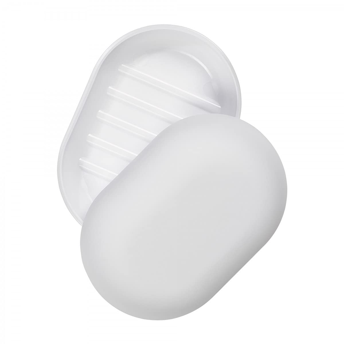 2x Chef Aid Soap Holder Travel Holiday Plastic Storage Box - White