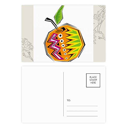 Jeu de cartes postales illustration culturelle Mexique jaune lot de 20 pièces au format 5,7x3,8