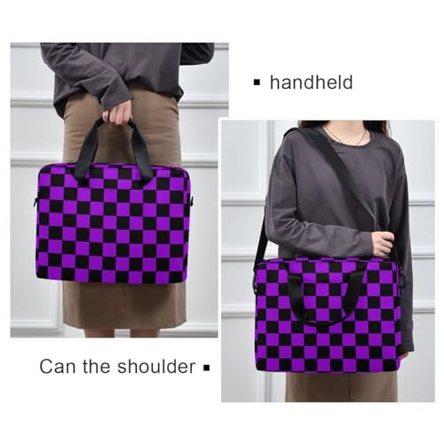 Maletín Protector para Laptop 15.6" Negro Violeta miniatura 2