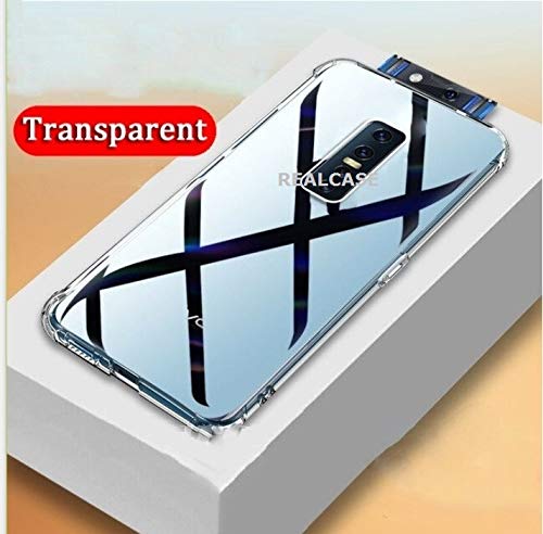 Image of REALCASE Ultra Thin Soft Silicone TPU Transparent Back Cover Case for Vivo V17 Pro