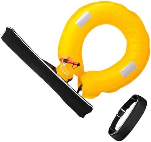 Cintura Gonfiabile Galleggiante - Anti-Annegamento Regolabile | Cintura Gonfiabile Manuale Per Nuoto A,Per Adulti Donne Uomini Principianti Kayak Paddleboarding Pesca Snorkeling