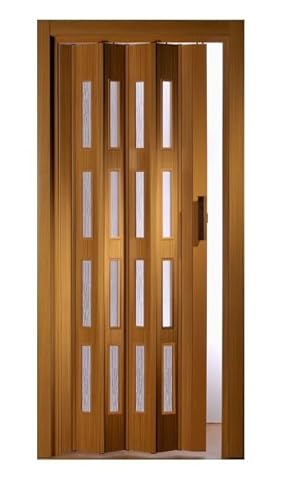 Hmextrusion Falttür Buche Luciana mit 4 Fenster