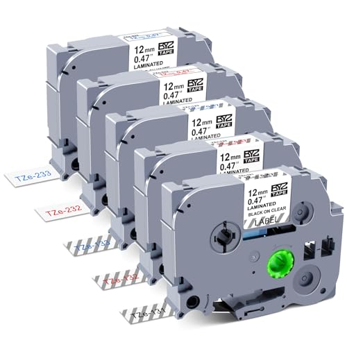 Rubans TZe 12mm anti-effacement pour résoudre vos soucis de marquage