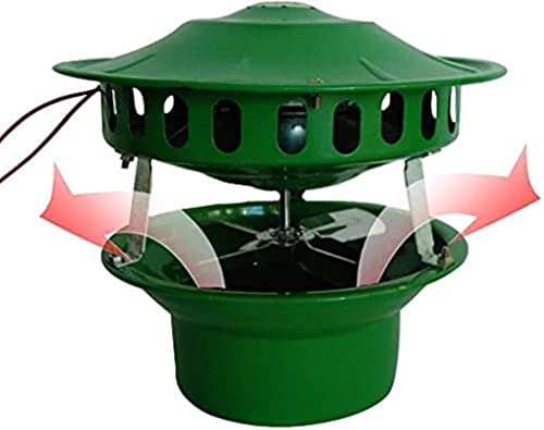 CNPRAZ Chimney Fan 80W Electric Chimney Fan Chimney Fan Chimney Fan Flue Chimney Exhaust Fan Fan for BBQ Hut Fireplace Thermo Stove Wood Oven