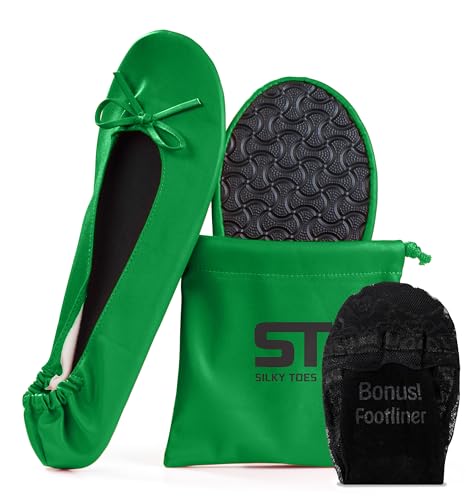 Image of Silky Toes Foldable Flat Shoes for Women | Portable Ballet Flats for Weddings, Parties, Events, Travel |Comfortable Cushioned