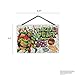 Teenage Mutant Ninja Turtles Turtle Power Hanging Wood Wall Decor - Fun TMNT Sign for Kids' Bedroom, Man Cave or Movie Room