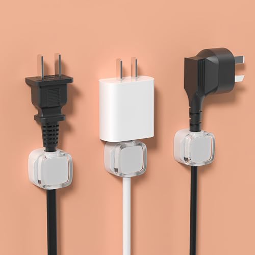 3pcs Organizador Magnético para Cables, Ajustable para Gestión de Cables Bajo el Escritorio, Organizador de Cables para Hogar, Oficina, Auto, Pared y Escritorio, Blanco miniatura 2