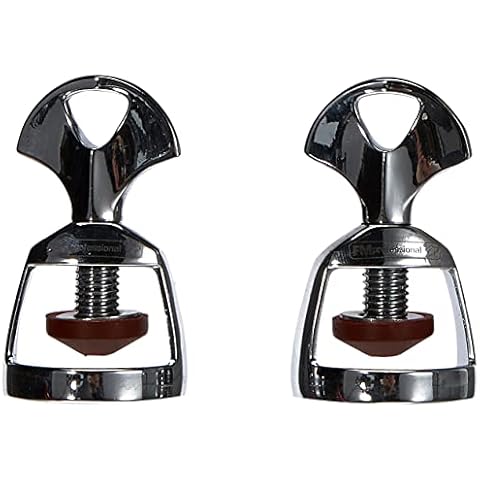 FMprofessional 21412 Champagne Stopper, 2 Units, Zinc Silver, 50 x 50 x 20 cm Cover