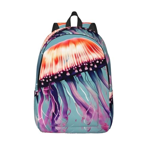 Sac à dos ordinateur femme avec motif méduse grand confort