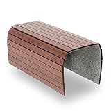 🌱 Stabiler Halt - Das Couchtablett bildet eine feste Ablagefläche auf der Couchlehne für Gläser, Tassen, Teller etc.