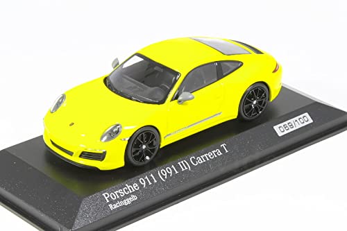 ミニチャンプス ポルシェ 911 カレラT 1/43 ミニカー イエロー Amazon | ミニチャンプス 1/43 ミニカー 911 (991 II) カレラ T