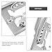 OSALADI Floor Mop Commercial Mop Support Frame Mop Frame Mop Frame Commercial Mop Frame Dust Mop Support Floor Cleaning Mop Frame Metal Mop Frame Flat Mops Stainless Steel