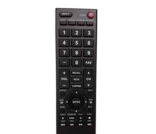 New CT-RC1US-16 TV Remote for Toshiba LED HDTV 28L110U 32L110U 32L220U 40L310U 43L310U