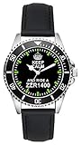 Correa de piel con hebilla. Regalo para Kawasaki ZZR1400 motocicleta Biker Fans conductor Kiesenberg reloj L-2105