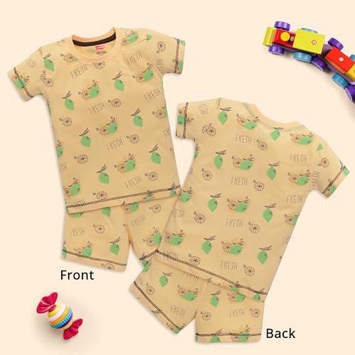 Image of LuvLap Baby Boys Regular Fit 100% Cotton Half Sleeves Boys T-Shirts and & Shorts Set Pack of 3