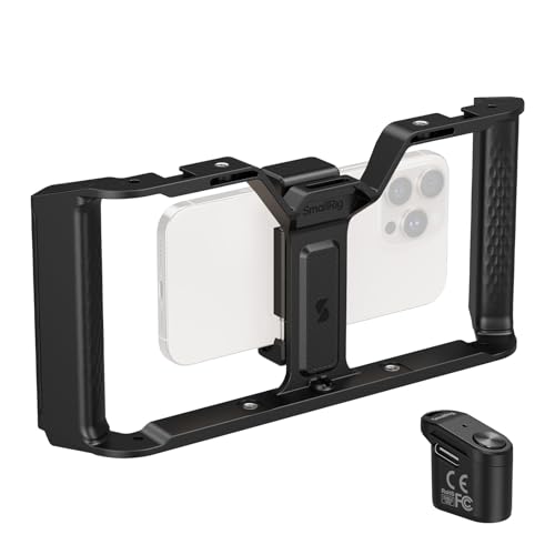 SMALLRIG IG-01 IntegraGrip Jaula Universal para Teléfonos con Controlador Inalámbrico WR-06,...