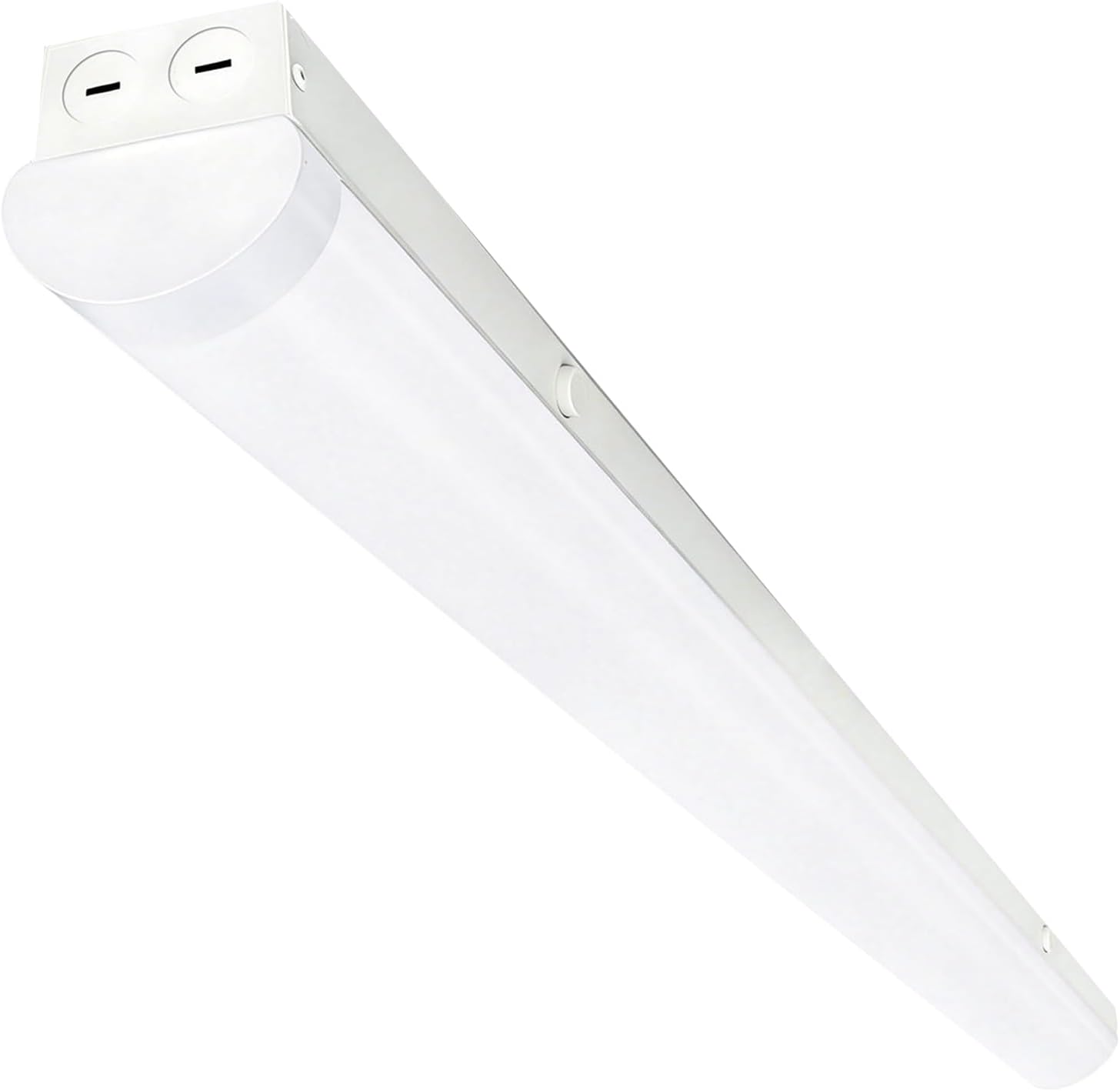 4FT LED Shop Light Fixtures 40/30/20W, 4' LED Strip Lighting 3/4/5000K Adjustable, Commercial LED Linear Lights for Garage, Workshop, 0-10V Dimmable, Surface Mount, Linkable, AC100-277V, ETL