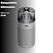 Dyson HushJet Purifier Compact, Quiet air purifier, App controlled, purifies up to 203 sq ft, Captures NO2 (White/Silver)