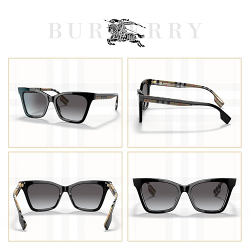 BURBERRY Elsa BE4346 Rectangular Sunglasses For Women +BUNDLE with ACCESSORY EYEWEAR KIT3