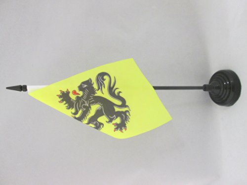 AZ FLAG Bandera de Mesa de Norte-Paso DE CALÉS 15x10cm - BANDERINA de DESPACHO DE Nord-Pas-DE-Calais - Francia 10 x 15 cm