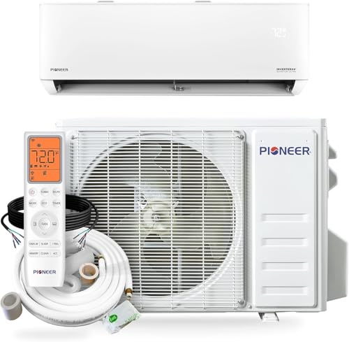 Pioneer® Quantum Hyperformance™ 12,000 BTU 25 SEER2 230V High-Wall Ductless Energy-Star Mini-Split Air Conditioner Inverter Hyper Heat Pump Full Set - Additional View