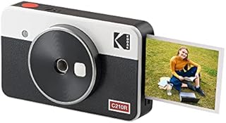 Kodak Mini Shot 2 Retro Portable Wireless Instant Camera & Photo Printer, Compatible with iOS & Android and Bluetooth Devices, Real Photo (2.1x3.4) 4Pass Technology - White