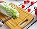Utopia Kitchen Bamboo Cutting Board Set of 3 Wood Cutting Boards with Juice Groove Large Medium & Small Wooden Cutting Boards for Kitchen Chopping Boards Butcher Block Natural