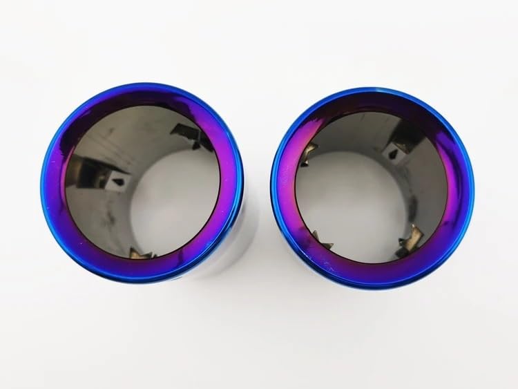 Embout silencieux d'échappement de voiture pour Mazda MX5 Miata bleu