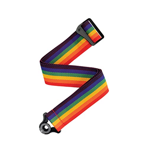 D'Addario Auto Lock Polypro Gitarrengurt, Regenbogen