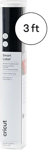 Cricut Smart Label - Vinilo extraíble (3 pies)