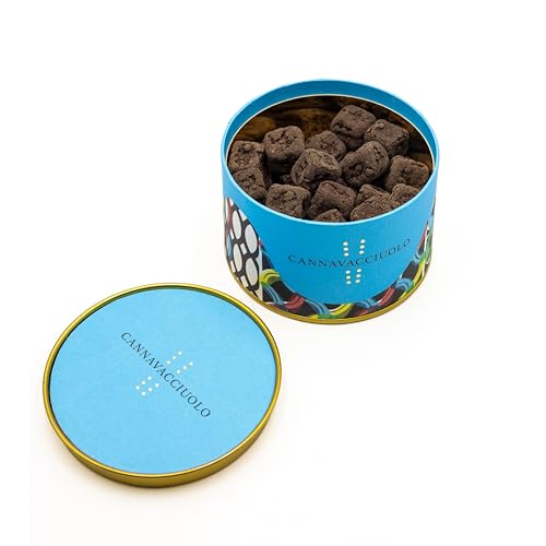 Cannavacciuolo | Dragées alle Gelée Artigianali con Cuore di Lampone, Albicocca e Bergamotto, Avvolti da Cioccolato Fondente con Note Speziate di Cardamomo e Fave Tonka, 270g