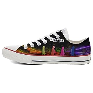 Unbekannt Baskets Unisexes pour Homme et Femme - Les Beatles, Paul McCartney, John Lennon, RIngo Starr, George Harrison Unbekannt Baskets Unisexes pour Homme et Femme – Image 2