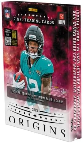 2025 Panini Origins Football Sealed Hobby Box (2 Autograph And 1 Memorabilia Per Box)