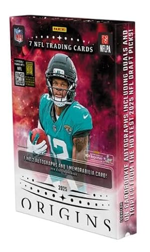 2025 Panini Origins Football Sealed Hobby Box (2 Autograph And 1 Memorabilia Per Box)