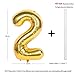 40 inch Gold Number Balloons (Gold 2)