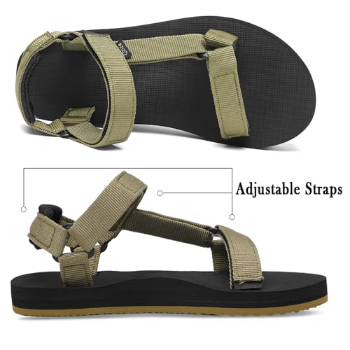 Image of Sport Walking Water Sandals for Women with Arch Support & Adjustable Straps Platform Sandals Women Height Increase