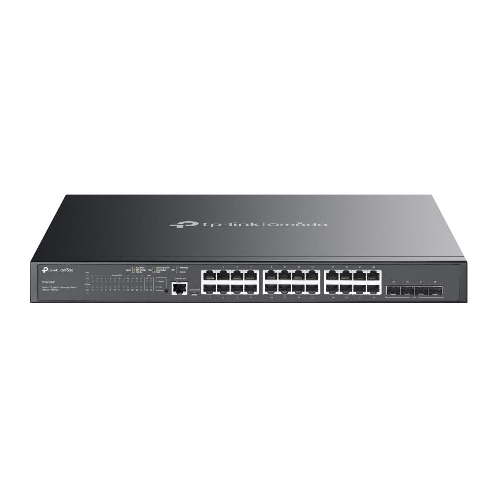 Amazon | TP-LINK TL-SG3428MP JetStream [24ポート ギガビット POE+
