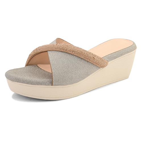 Image of Centrino Women's Sandals | Soft Cushioned Footbed for Extra Comfort | Stylish & Elegant Look for Ladies | Fashionable & Durable Sandal Comfort & Quality (9417)
