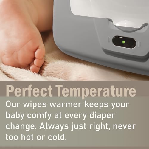 Baby Wet Wipe Warmer & Dispenser with Easy On/Off Switch – Exclusive to Amazon